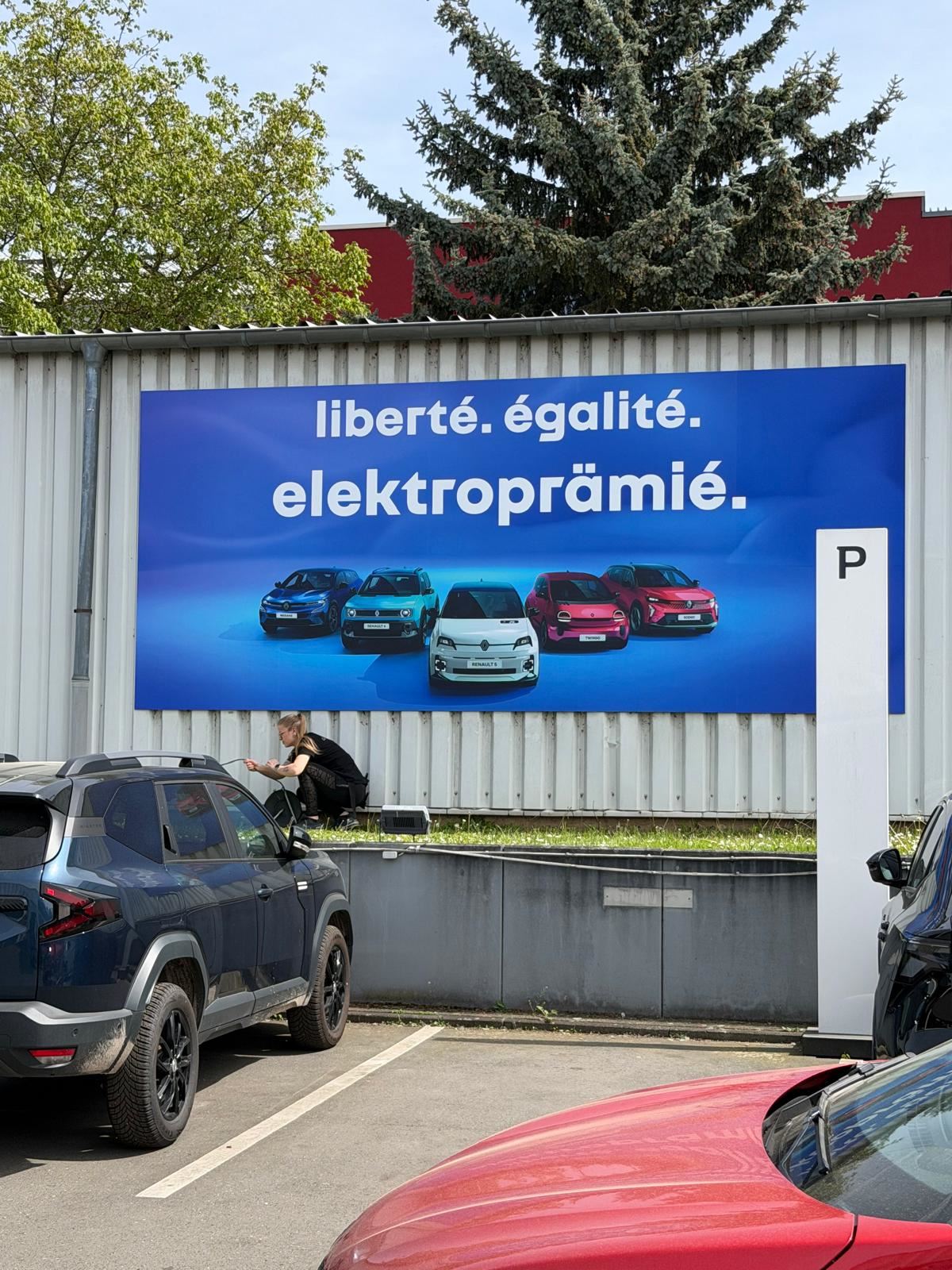 Außenwerbung – Atelier Rieber